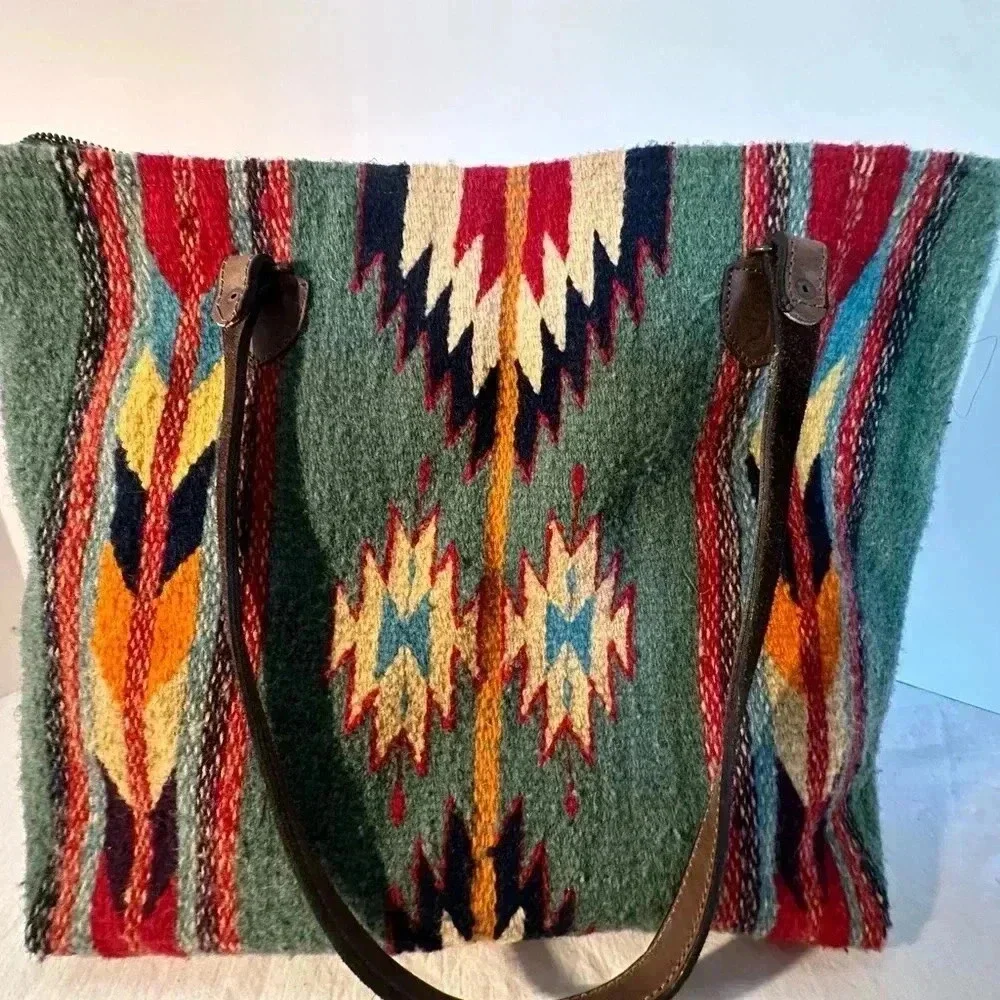 Colorful Patterned Tote Bag - Picture 1 of 15